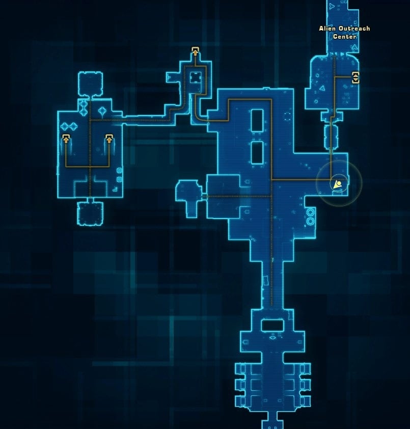 Nar Shaddaa Orange Mastery Datacron starting Location