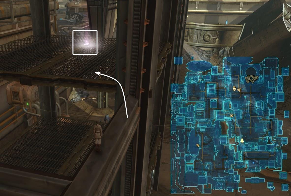 Corellia Purple Mastery Datacron Location (Republic)