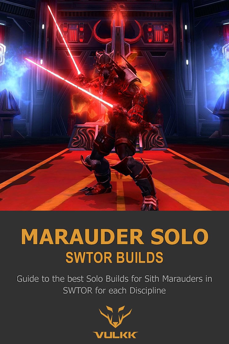Best SWTOR Marauder Solo Builds