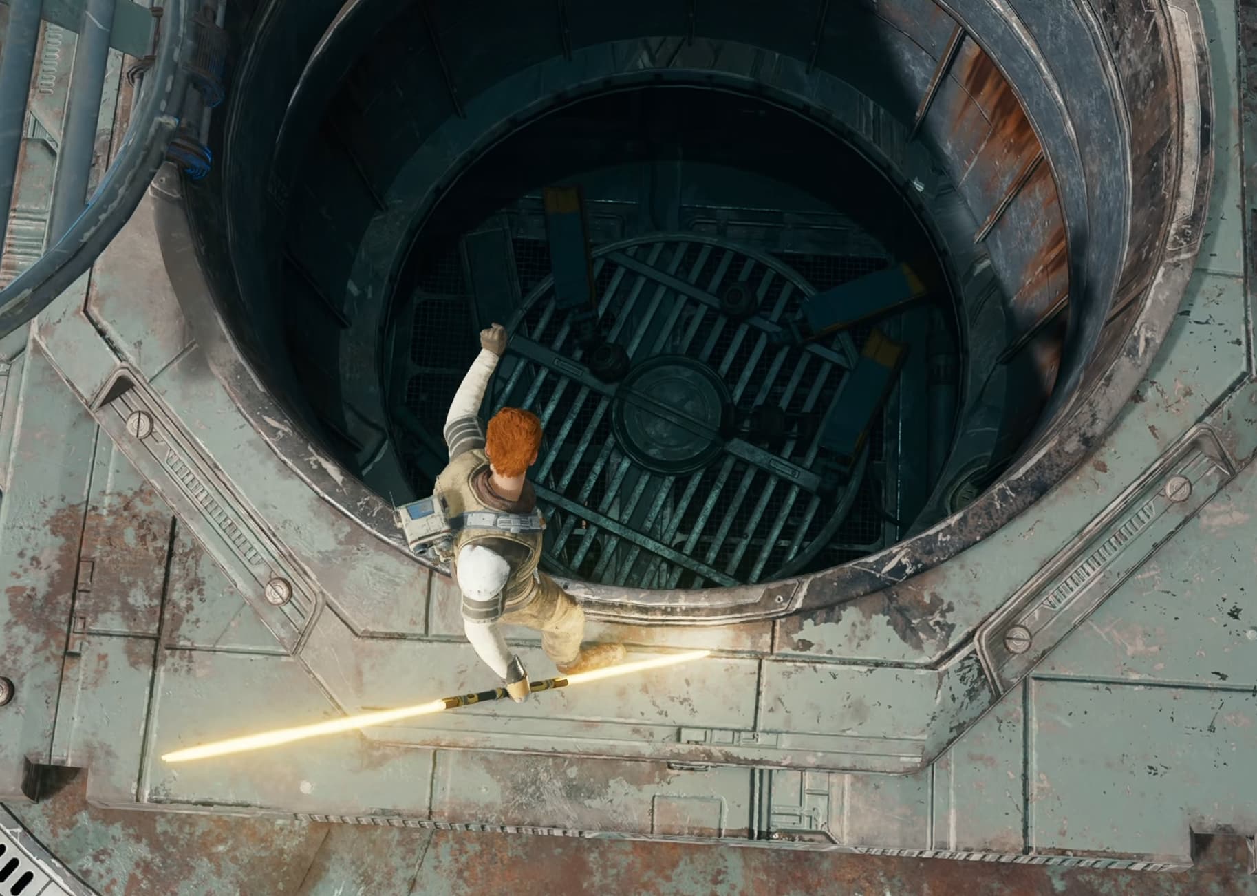 Drop inside the Corroded Silo