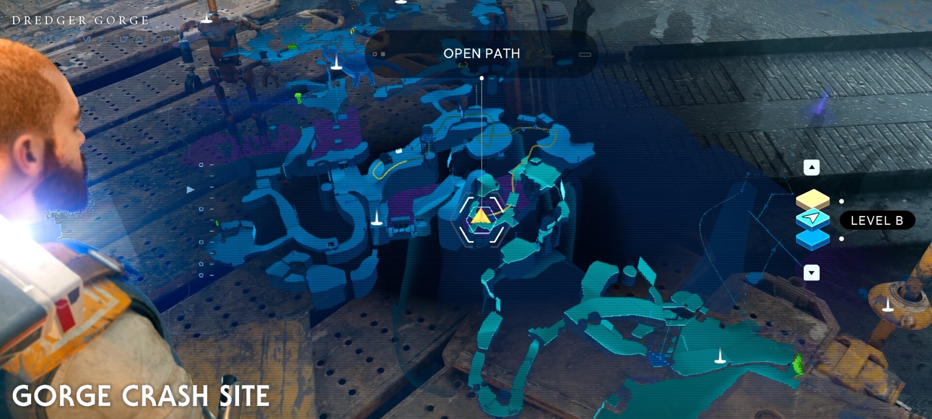Gorge Crash Site Pit Droid Skilff Force Essense Location Map