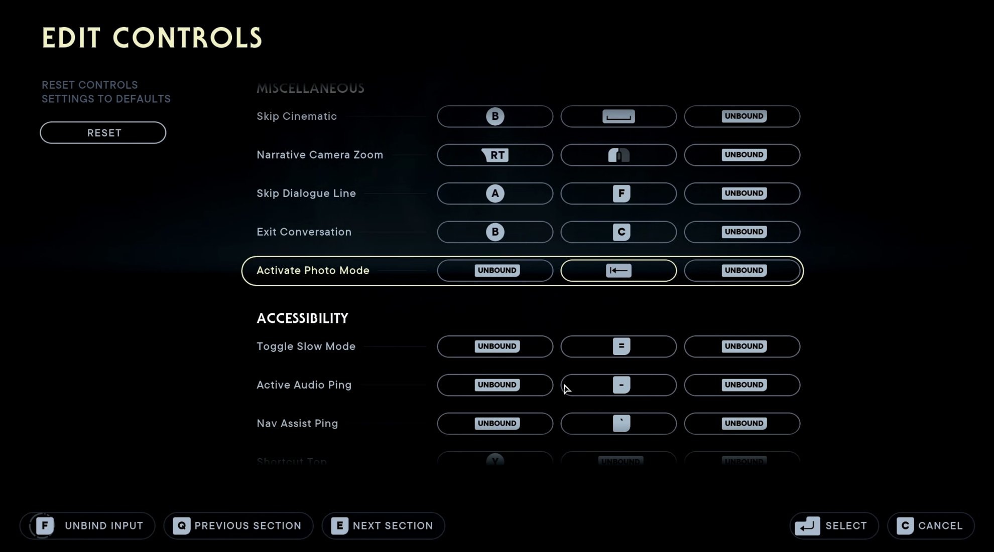 How to activate Photo Mode in Jedi Survivor