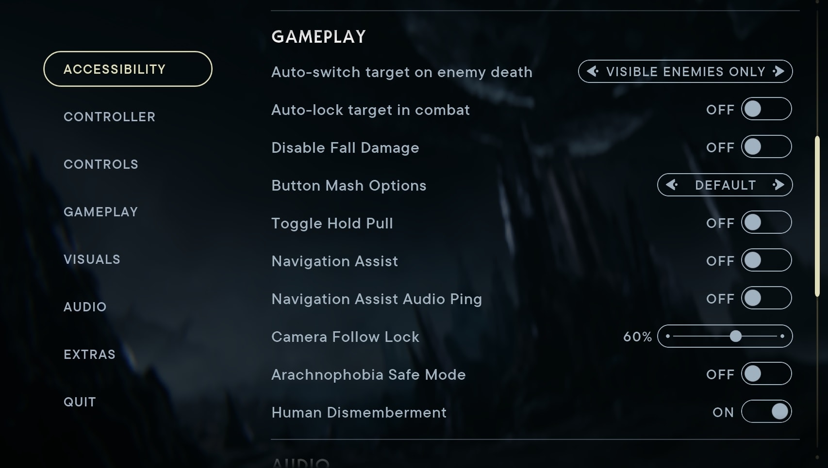 Availability options in Jedi Survivor