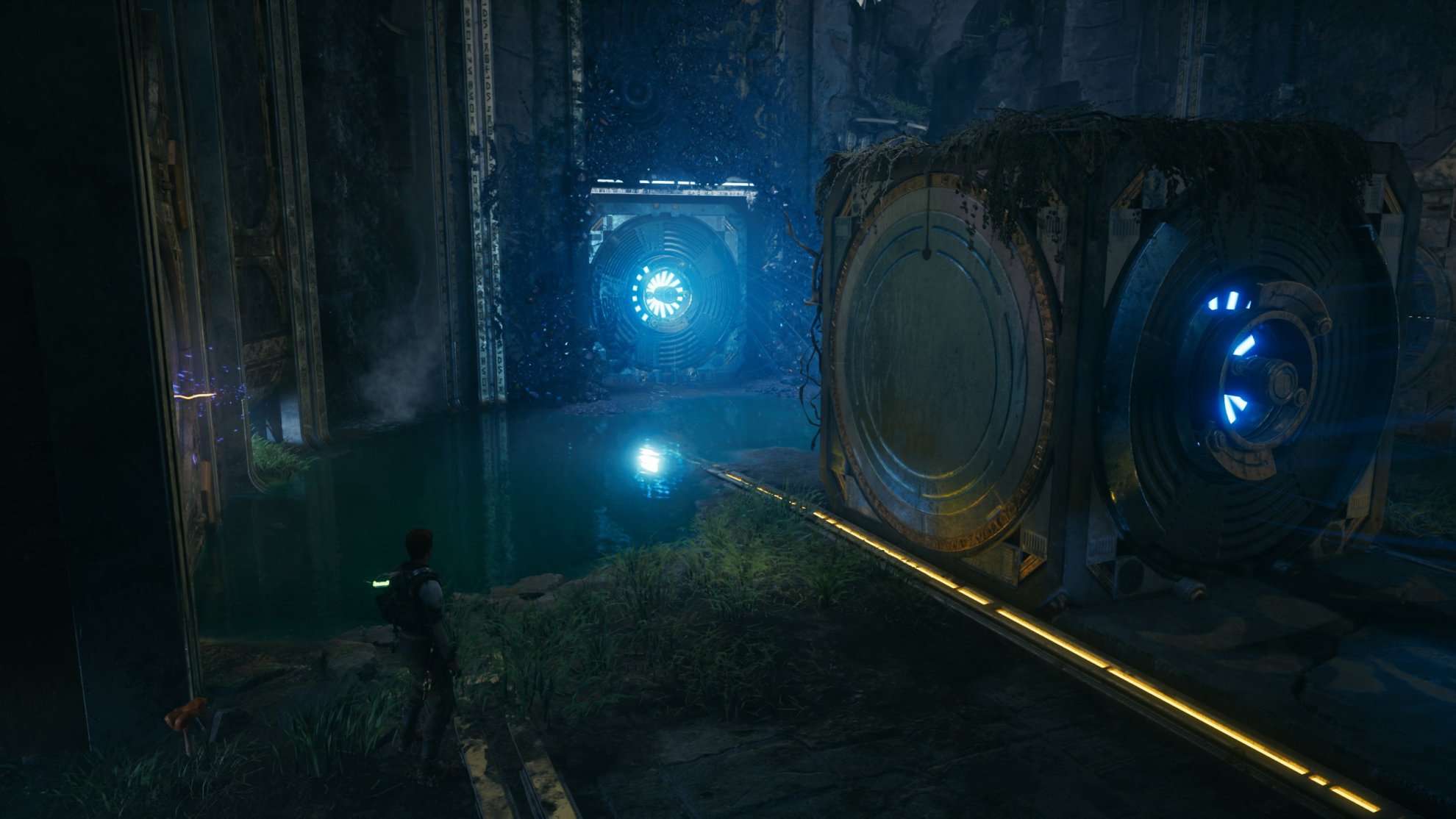 The second cube is free to be moved