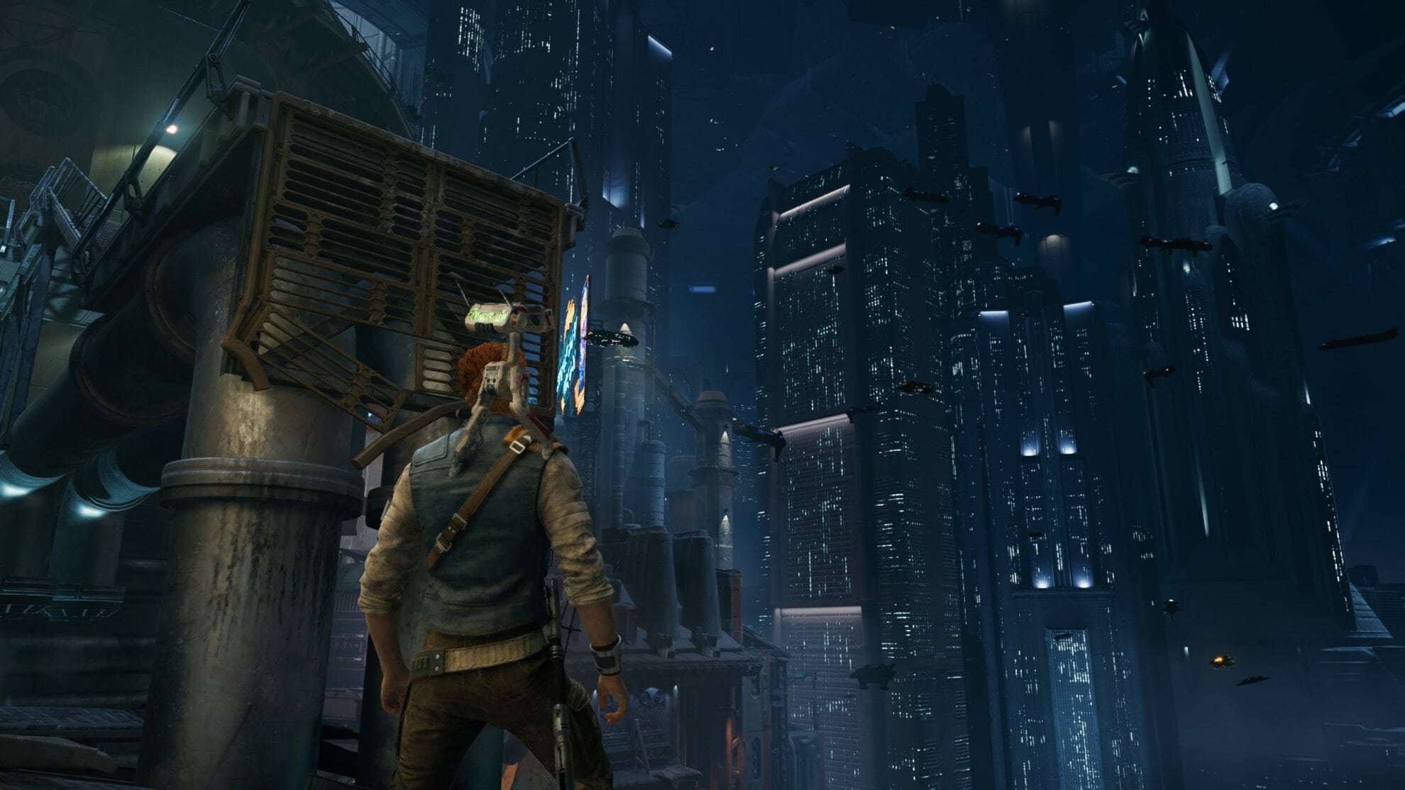 Jedi Survivor Coruscant Orientation Guide - climbing mechanics 2