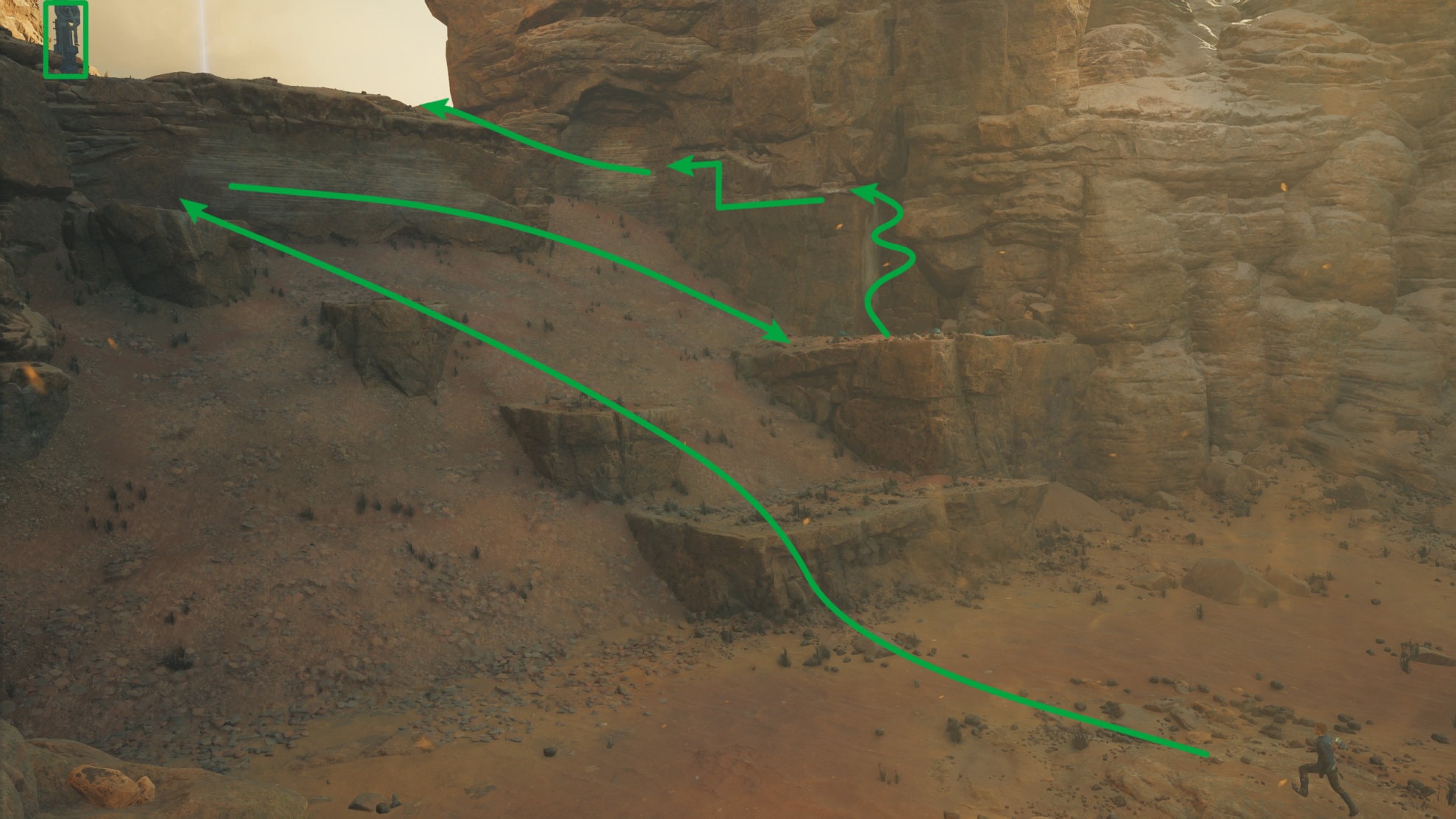 Jedi Survivor Jedha Guide: How to find Cere - Climb the slope
