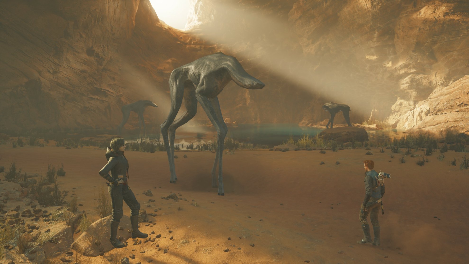 Jedi Survivor Jedha Guide: How to find Cere - tame and mount a Spamel