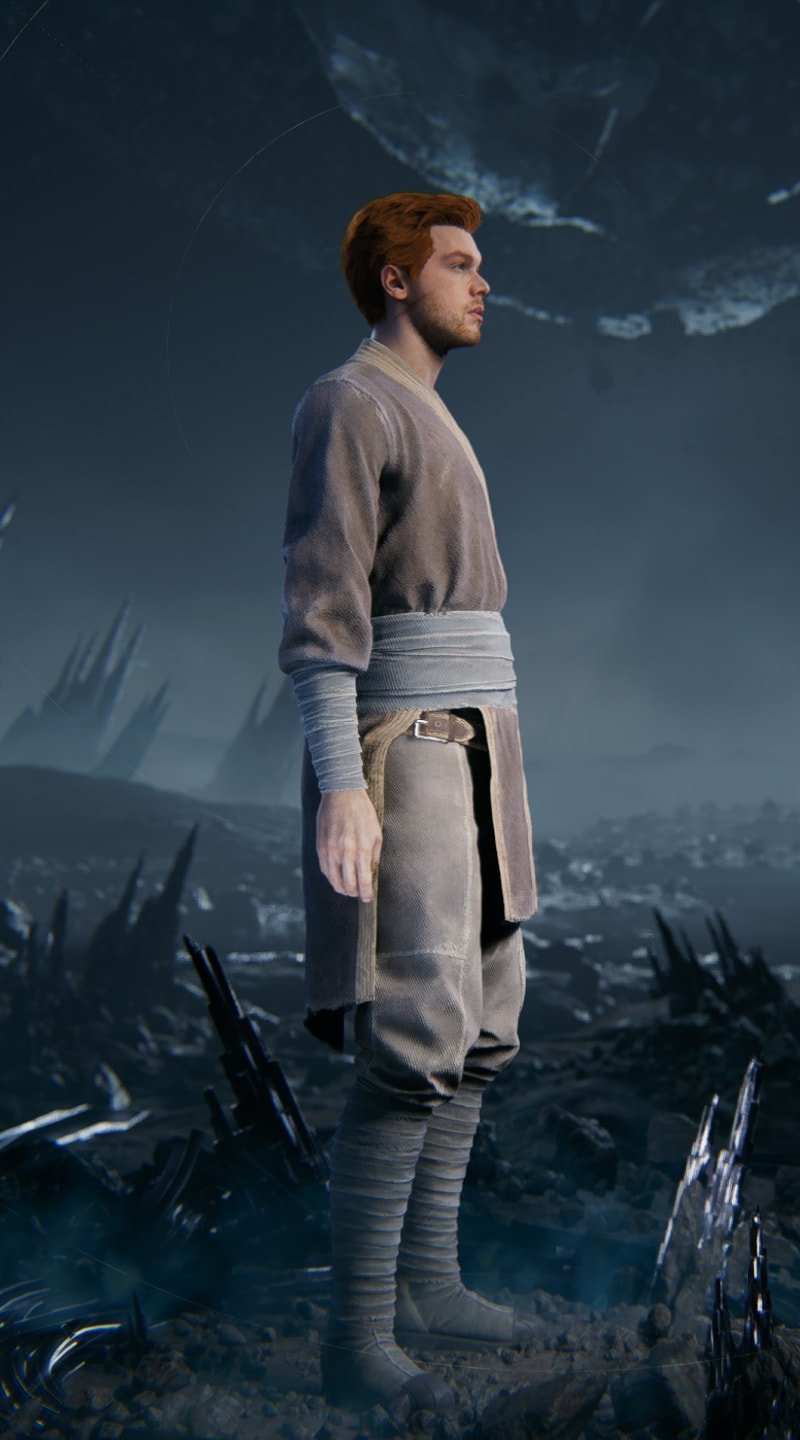 The Jedi Outfit in Jedi Survivor - Right Overview