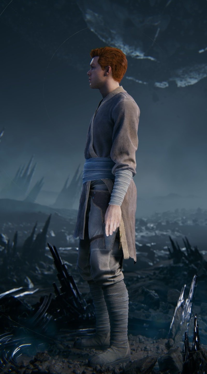 The Jedi Outfit in Jedi Survivor - Left Overview