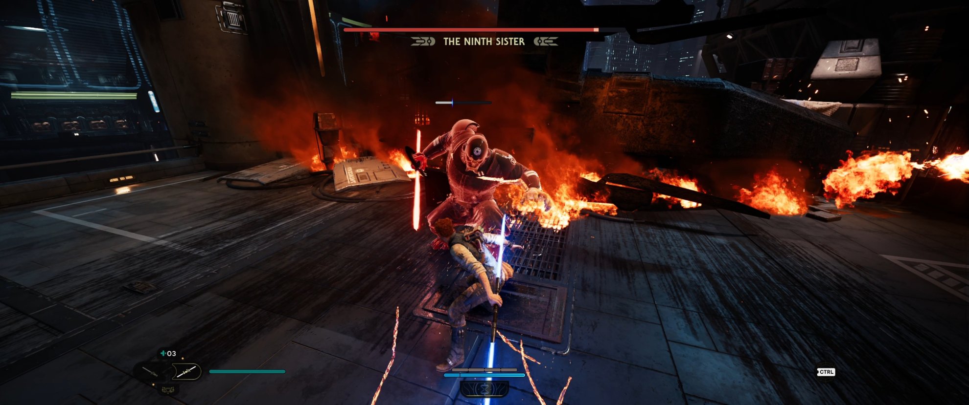 How to Defeat Ninth Sister Boss in Jedi Survivor - lunging strike