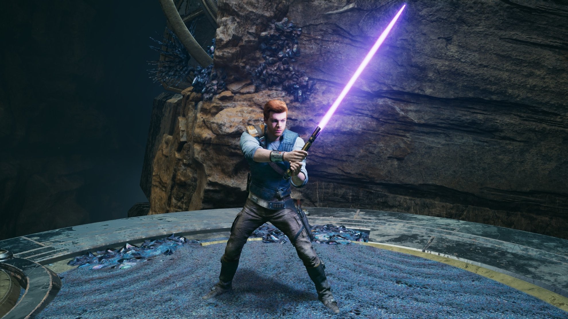 Star Wars Jedi Survivor REVIEW - Cal wielding a single light saber