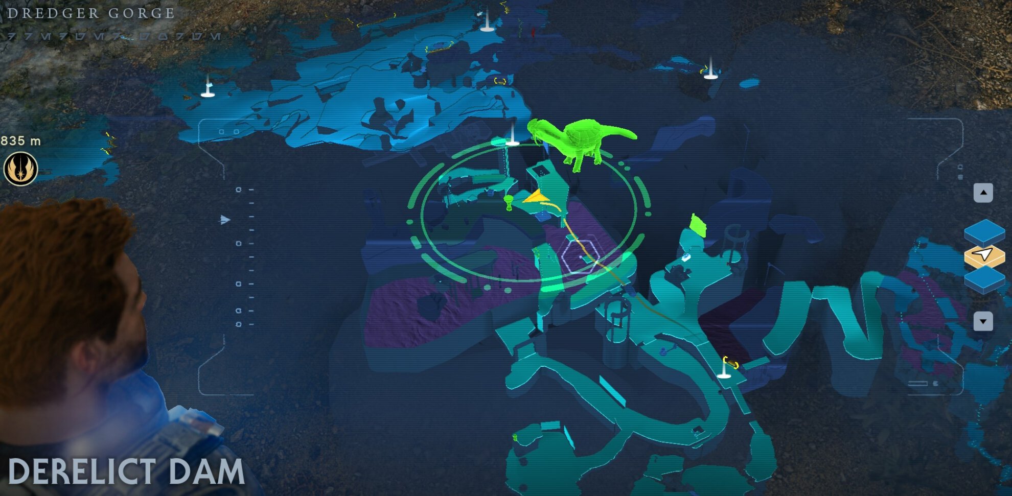 How to get to the Dredger Gorge's Rusted Elevator