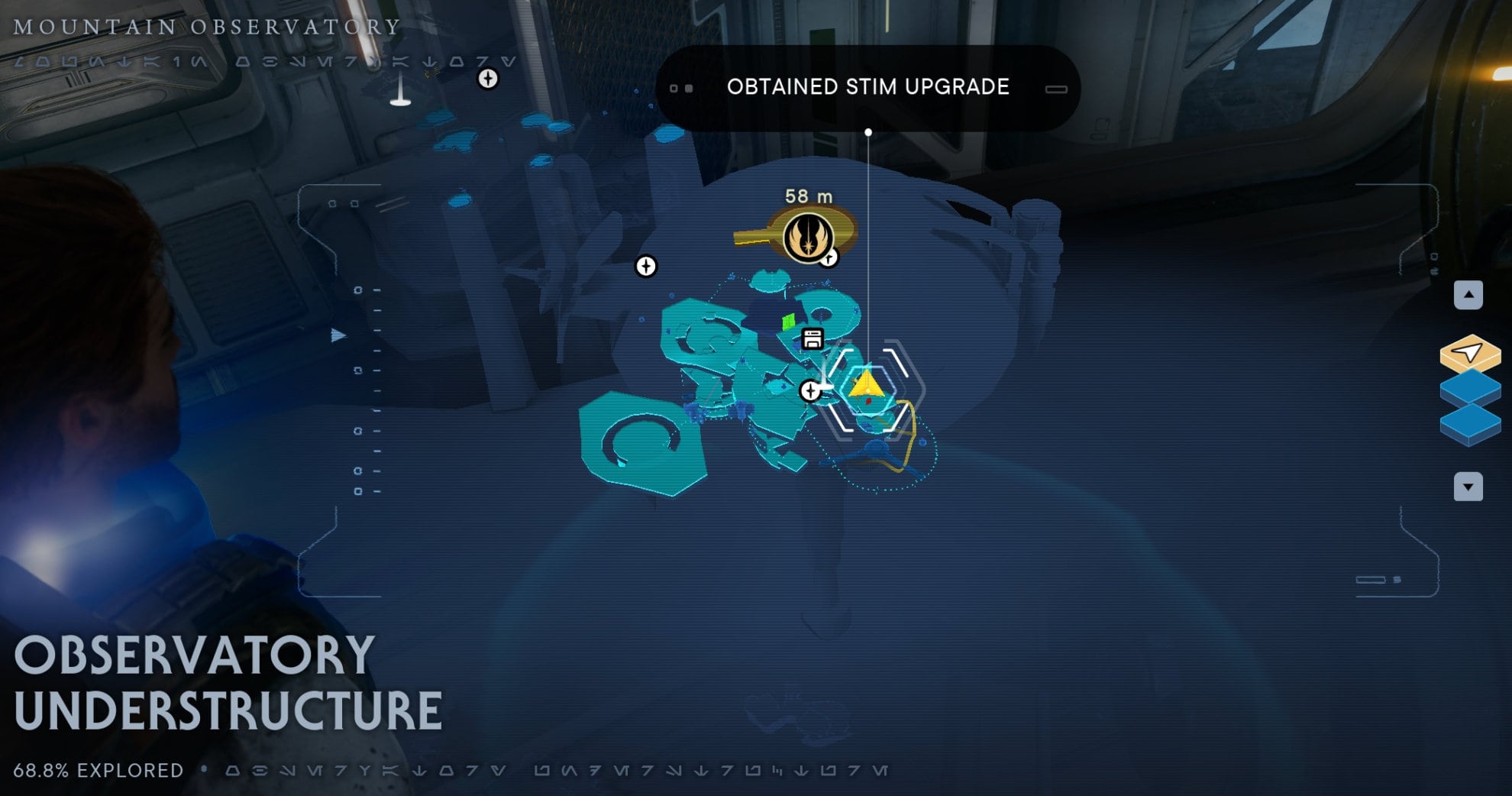 Observatory Understructure Stim Location