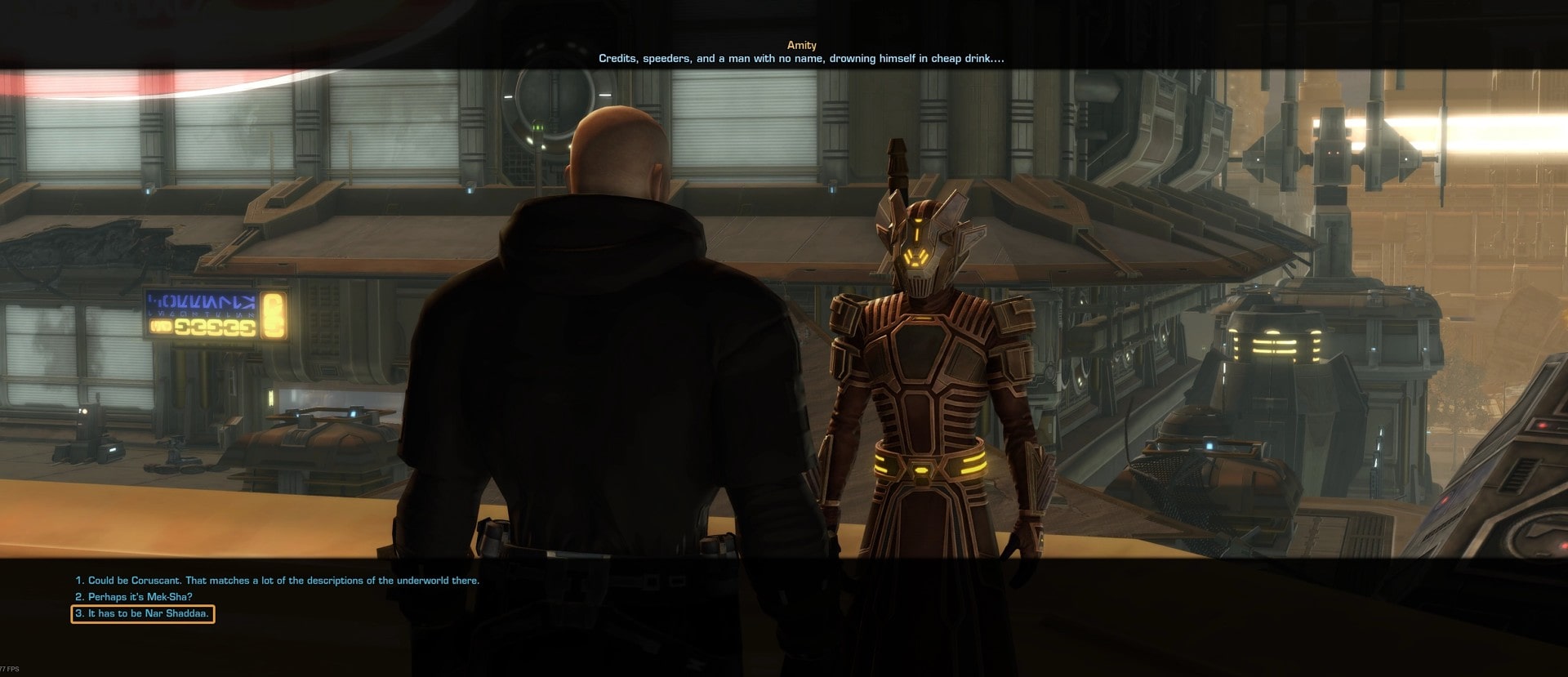 Nar Shaddaa answer