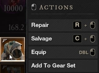How to use Gear Set Storage in New World