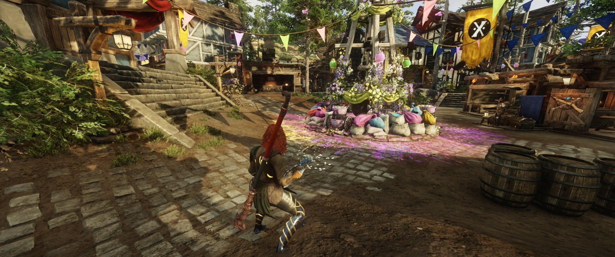 New World Springtide Bloom Event Guide - where are joyous gift piles