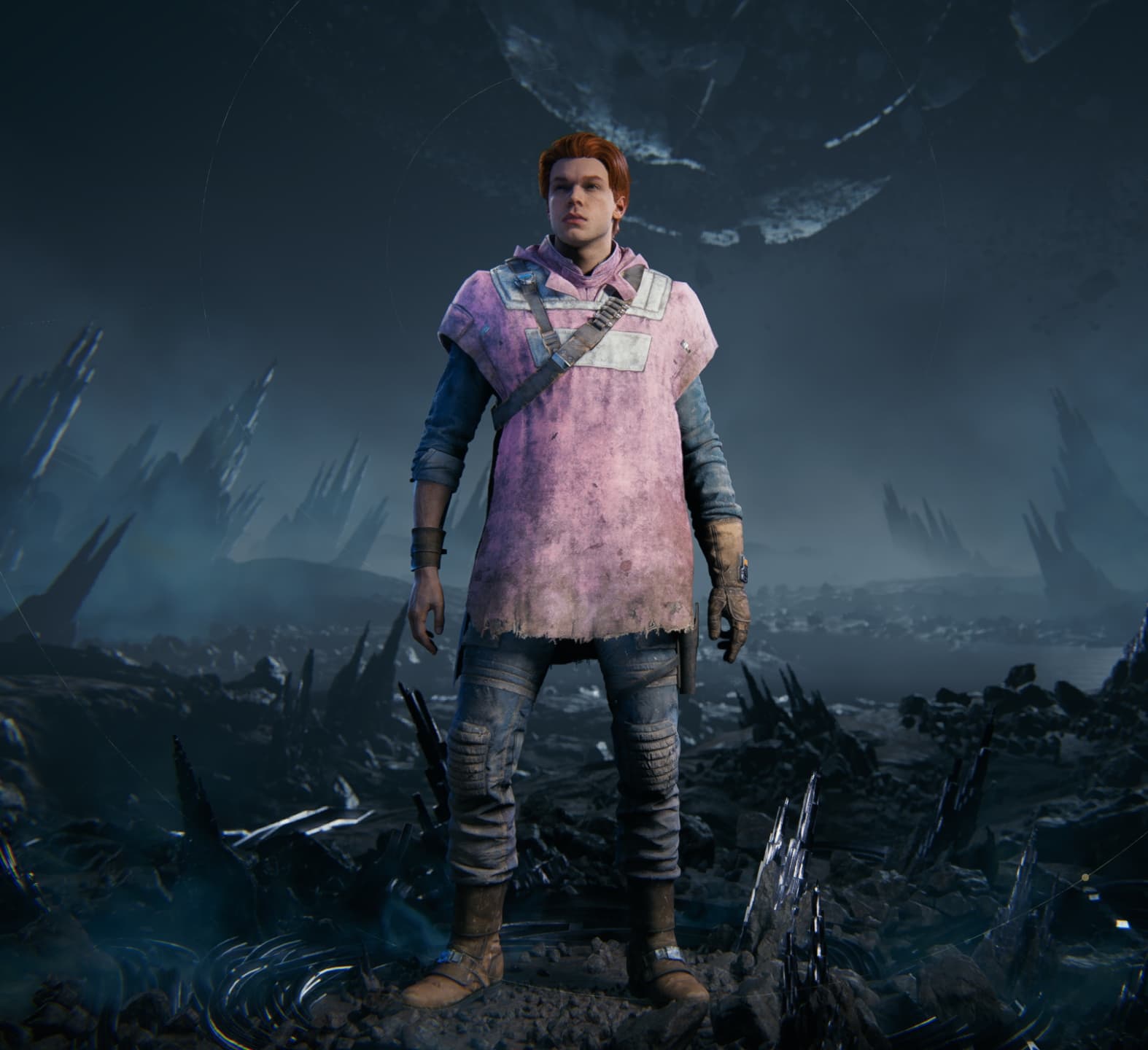 Poncho Outfit in Jedi Survivor - Front View