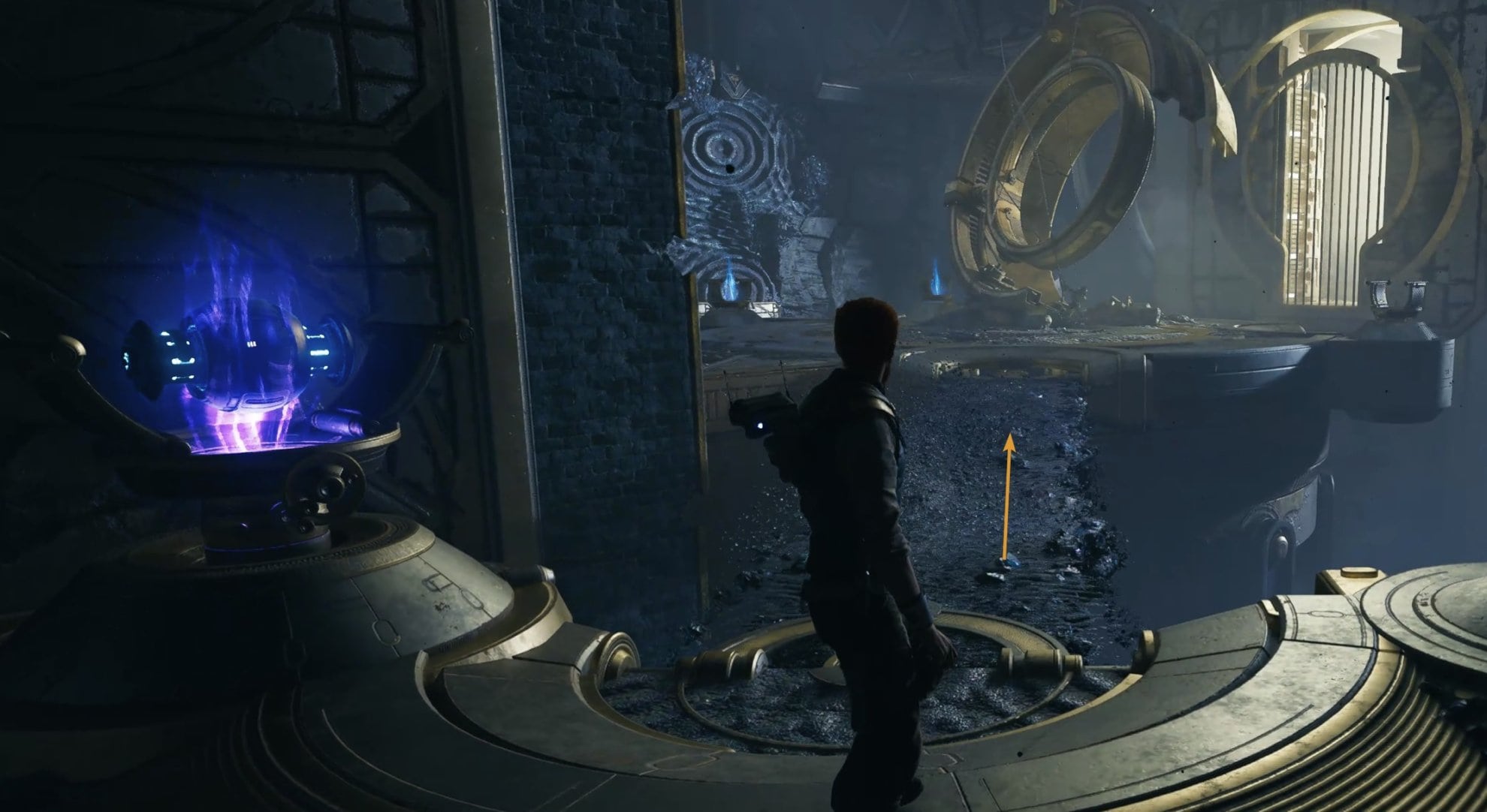 Jedi Survivor Chamber of Duality - Put the Energy Sphere on the pedestal