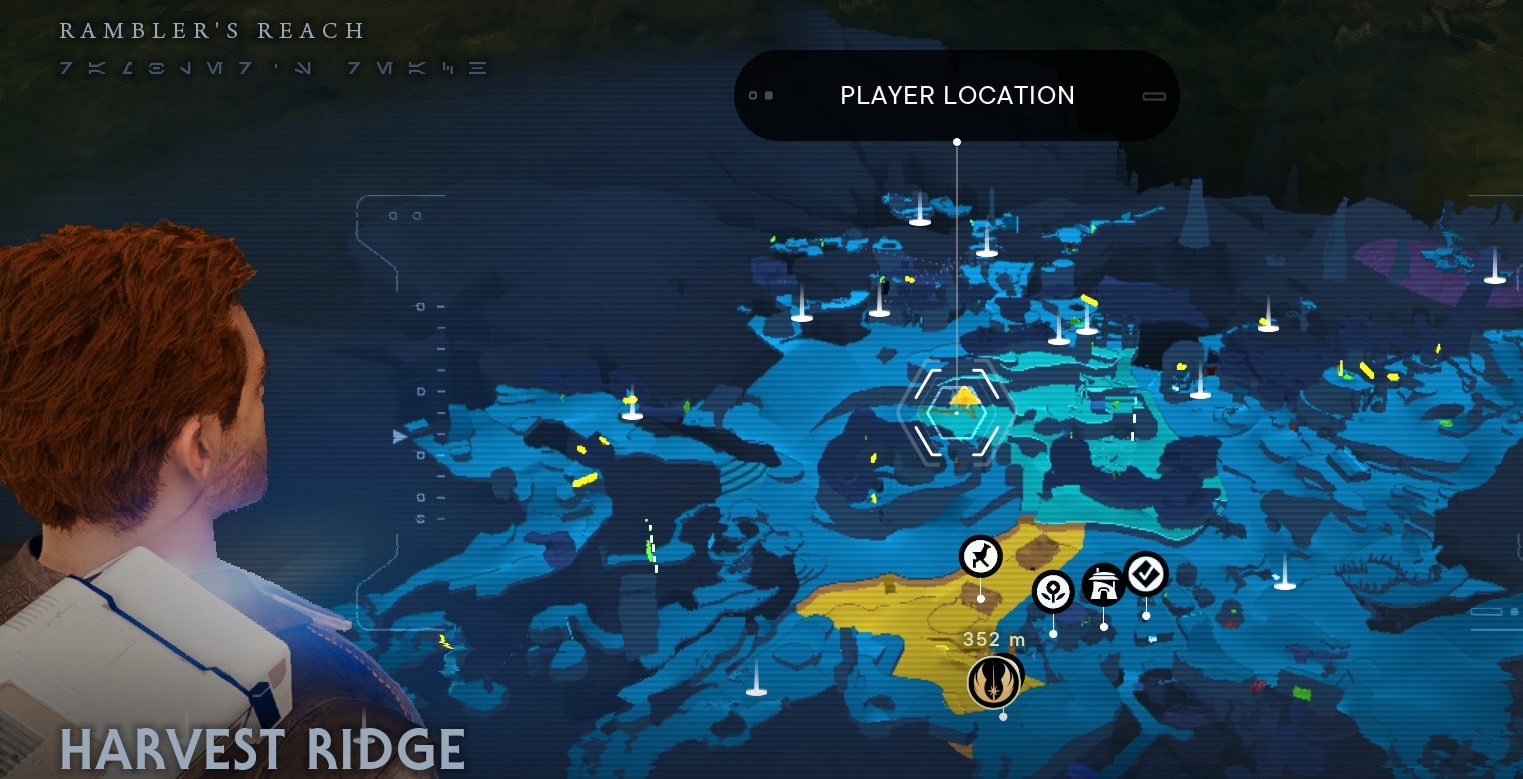 Jedi Survivor Posing Wampa (Mogu) Easter Egg map location