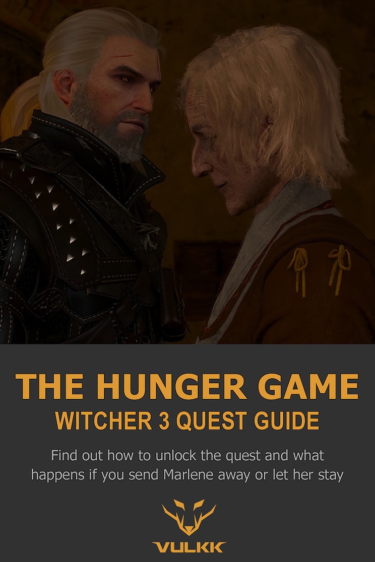 The Witcher 3 The Hunger Game Guide Let Marlene Stay or Send her to Town