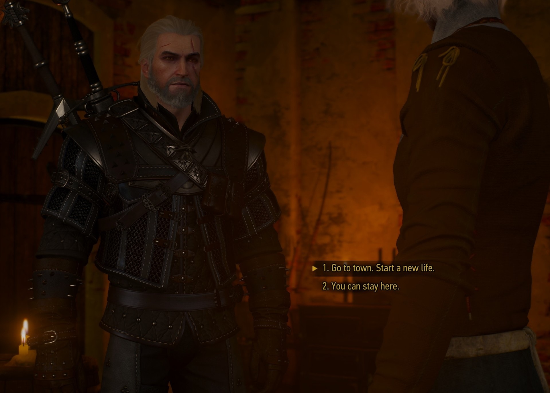 The Witcher 3 - The Hunger Game Quest Choice: Send Marlene to Town or Let her stay