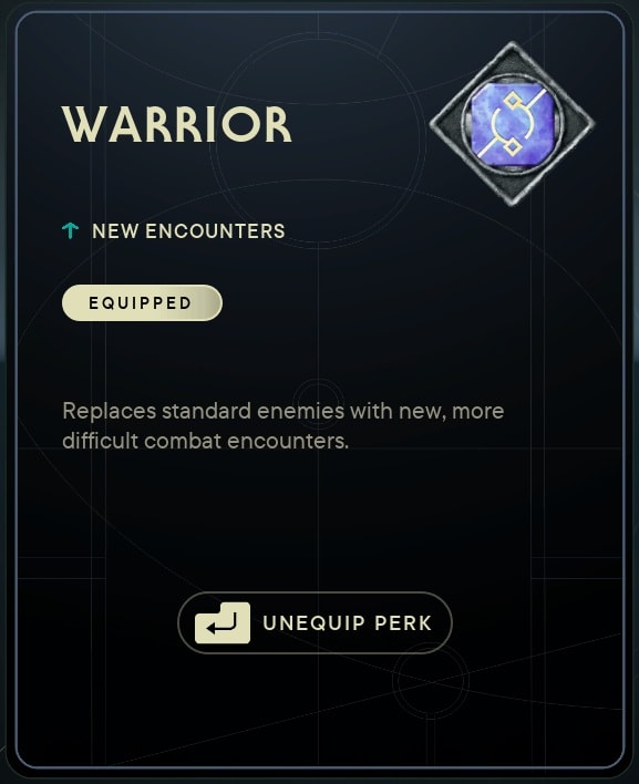 Warrior Perk