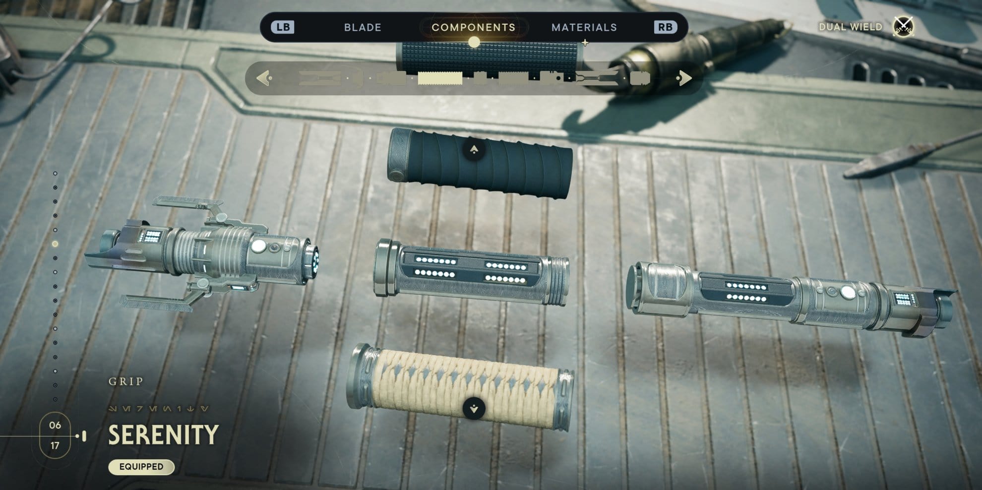 Jedi Survivor Starter Guide: Tips for Beginners - weapon customization options