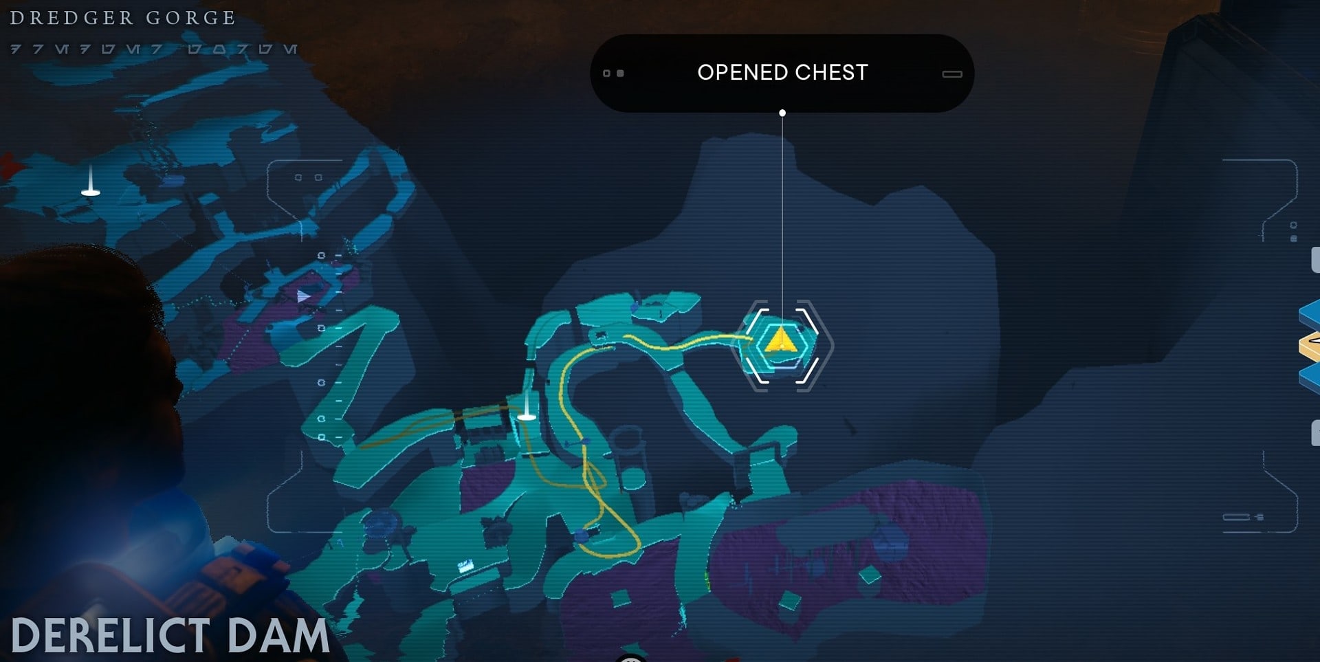 BD-1 Anodized Metal Location