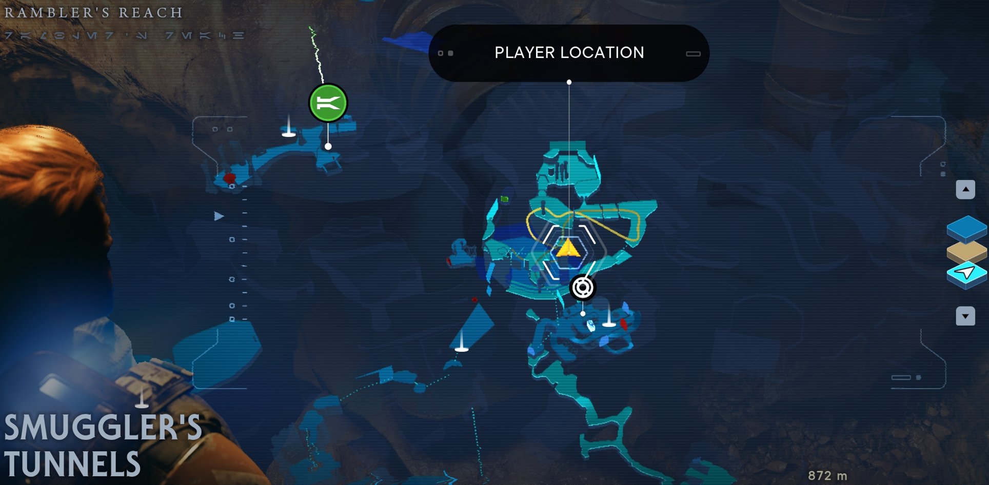 Barbed Hookfish: Smuggler's Tunnels map location