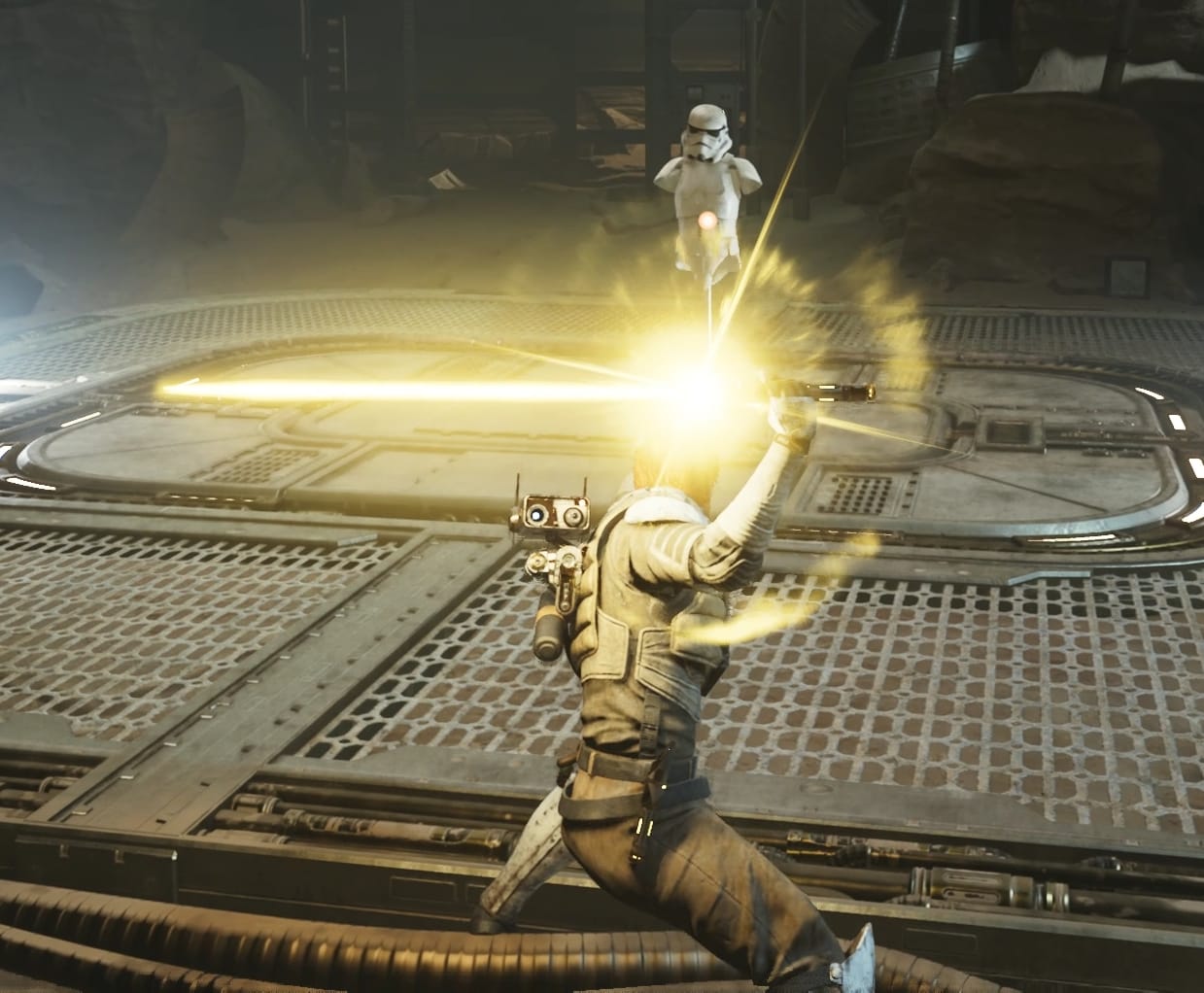 Jedi Survivor Single Saber Stance - Saber Throw and Charged Throw