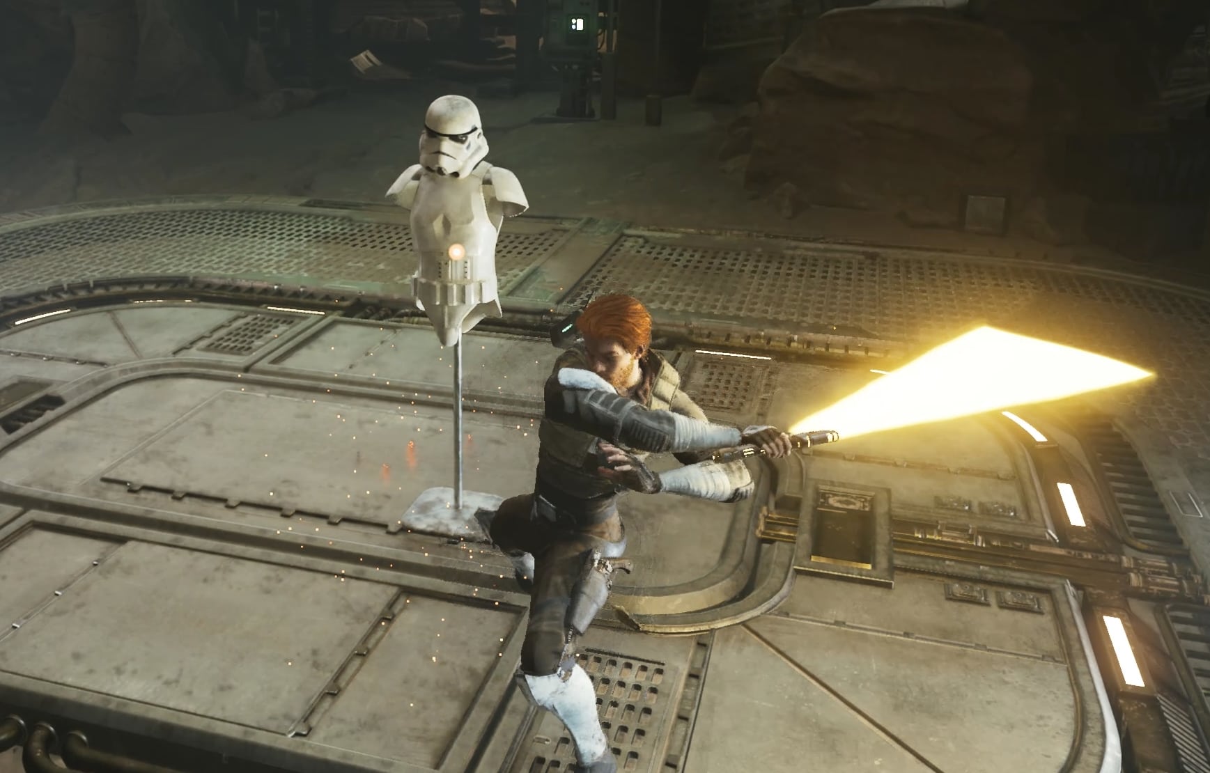 Jedi Survivor Single Saber Stance - Cleaving Swing