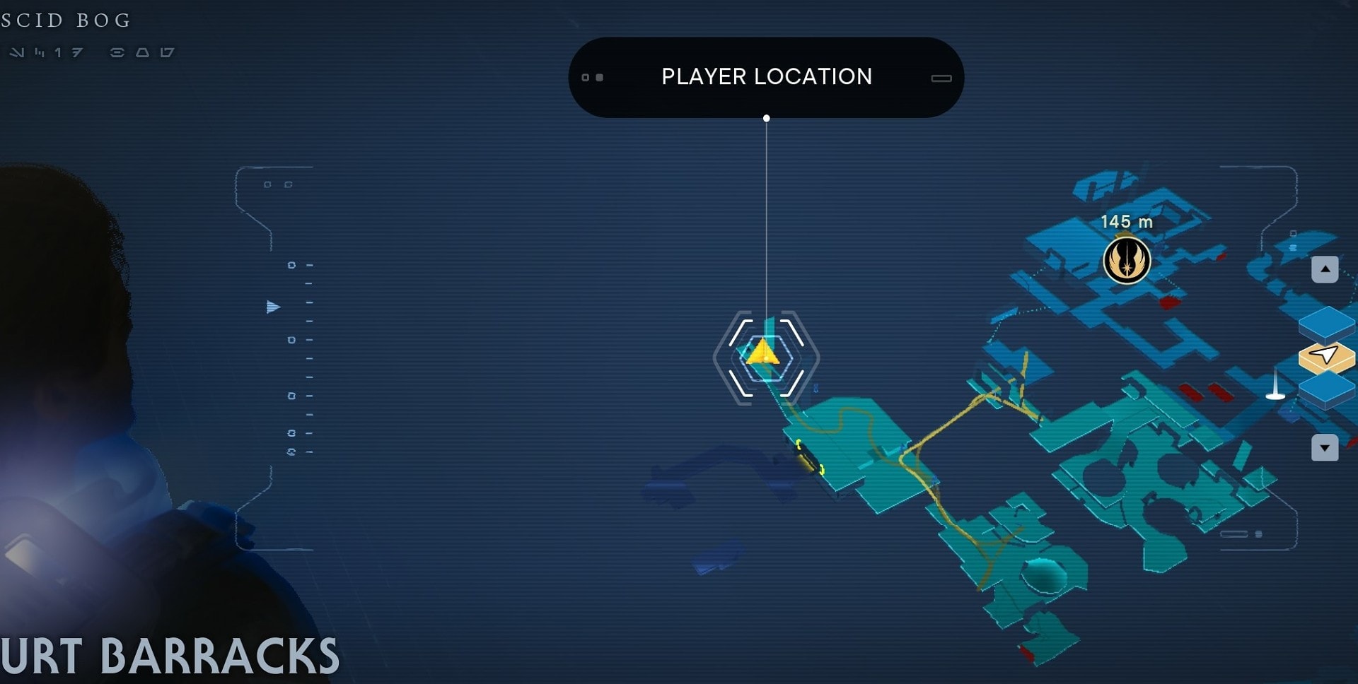 Enforcer Blaster Body Location