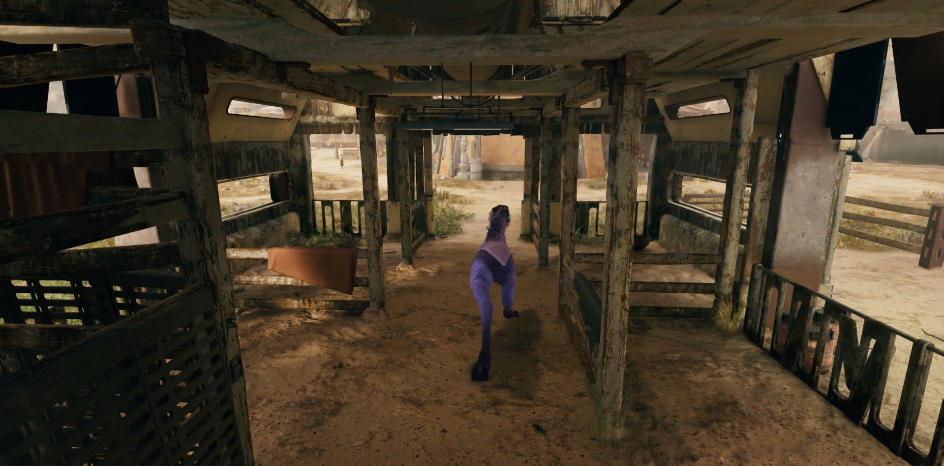 A Nekko escaping from the Stables if it's not properly placed