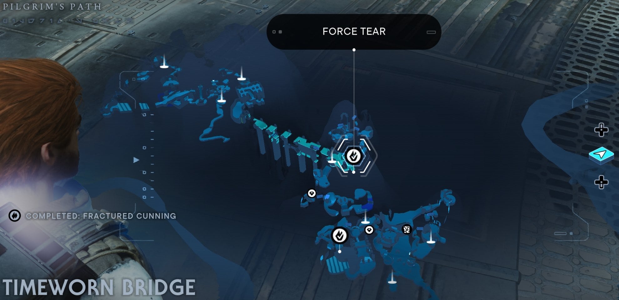 Fractured Cunning Force Tear Location map
