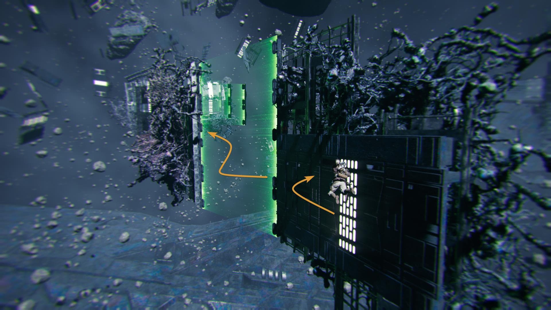 Wall run, green wall, wall run