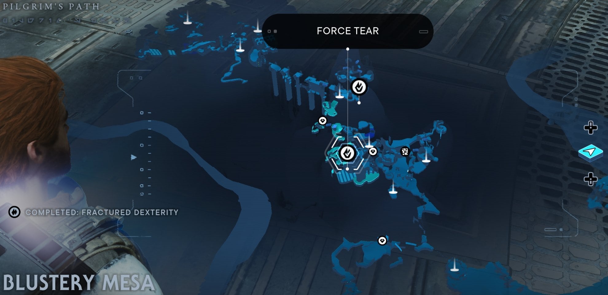 Fractured Dexterity Force Tear Location