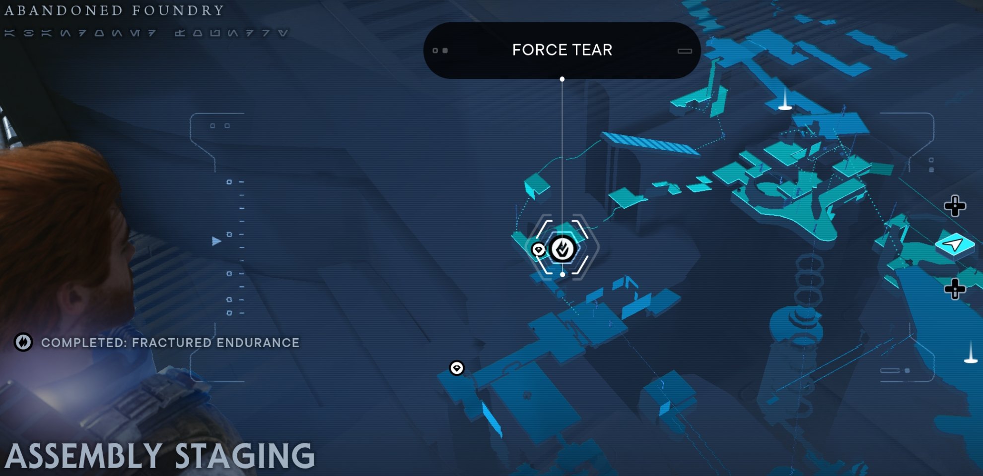 Fractured Endurance Force Tear Location