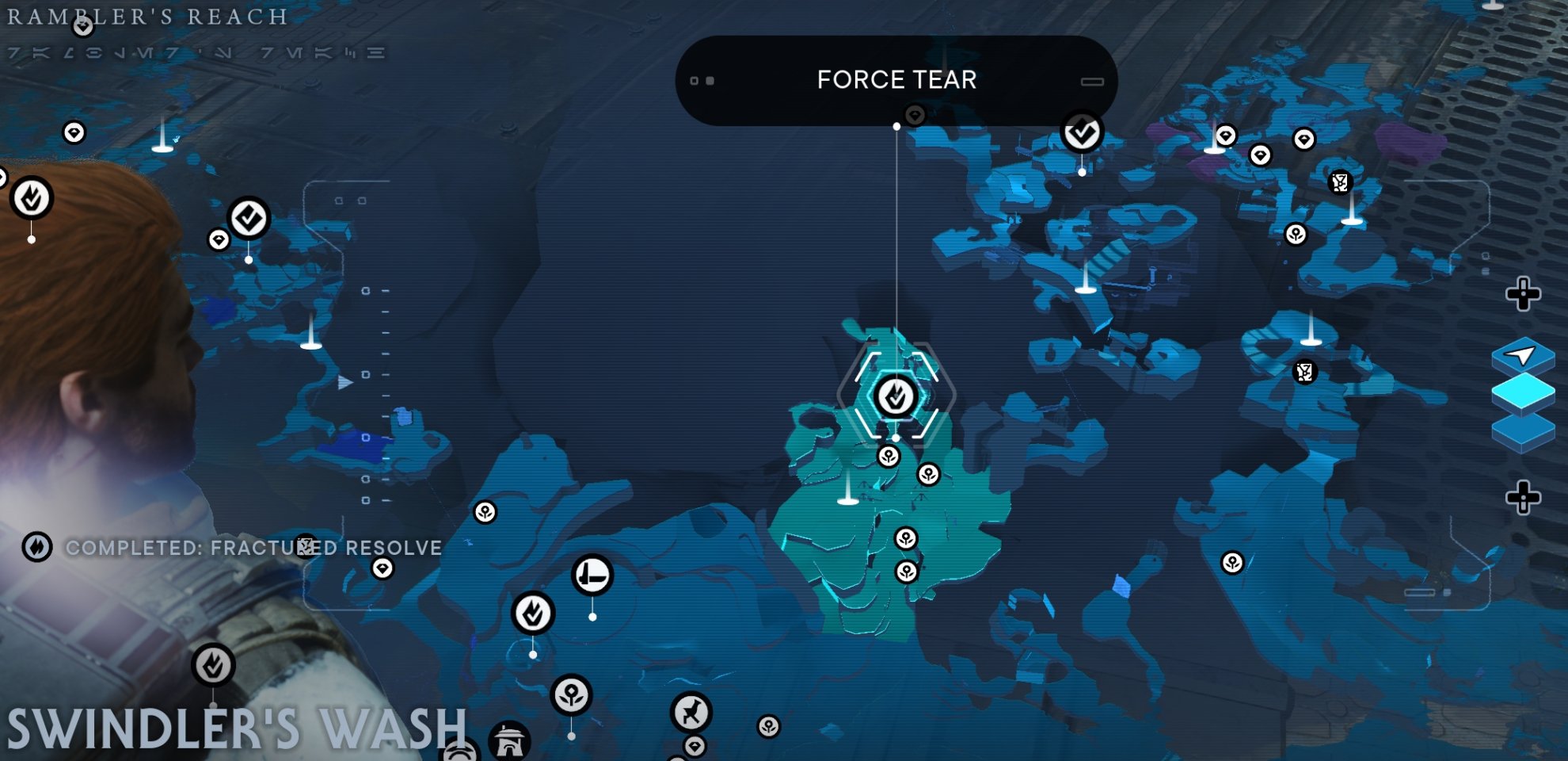 Fractured Resolve Force Tear Location map