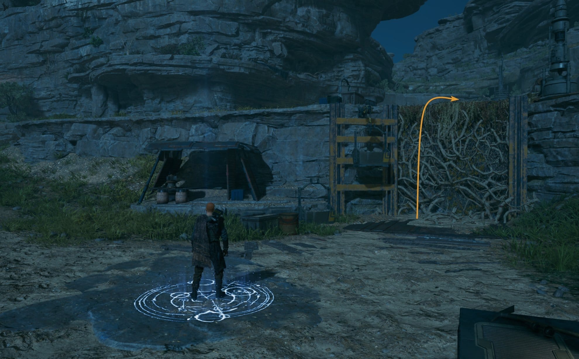 Hunter Jacket Location - starting point