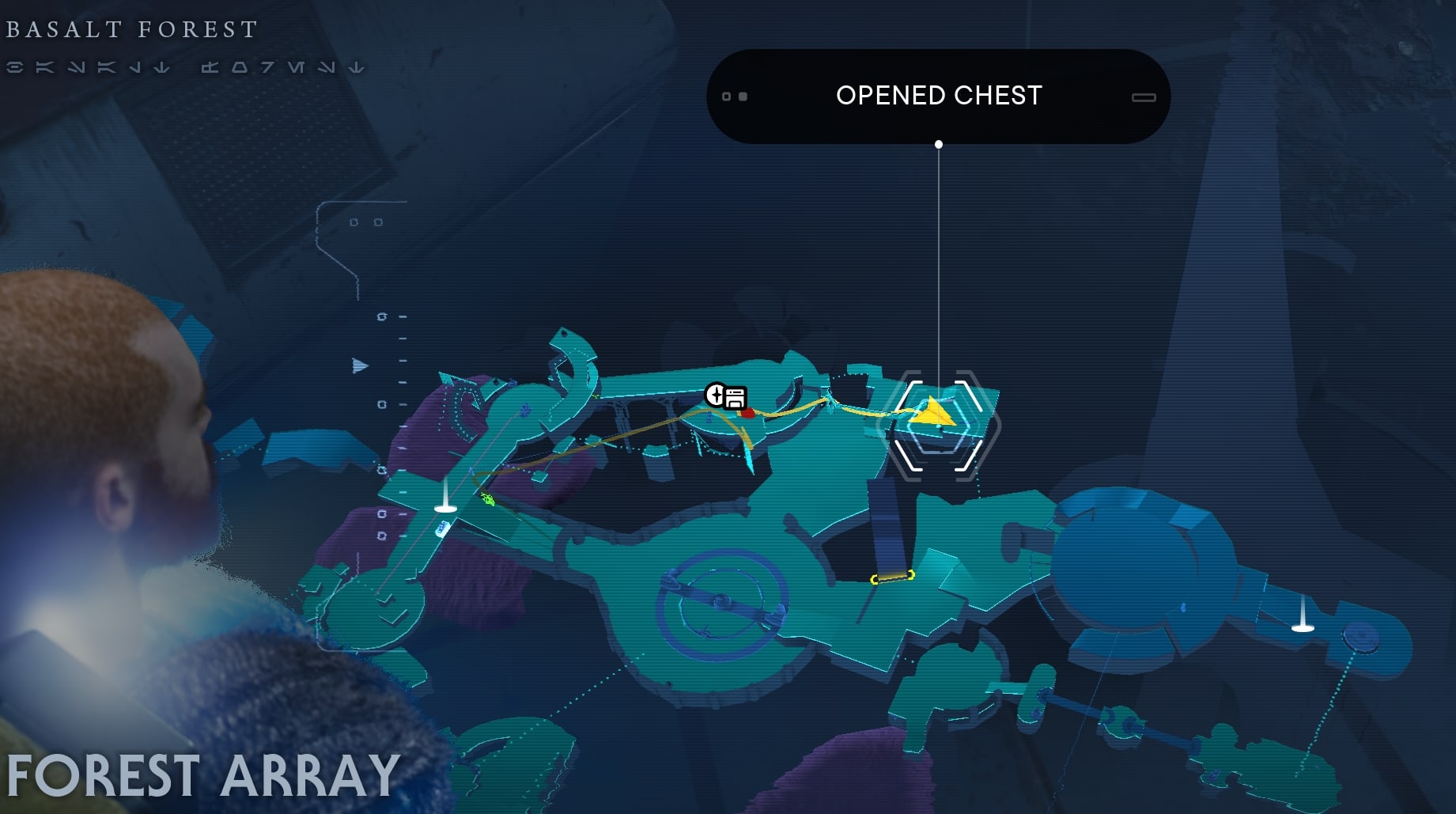 Hunter Pants Material Location map