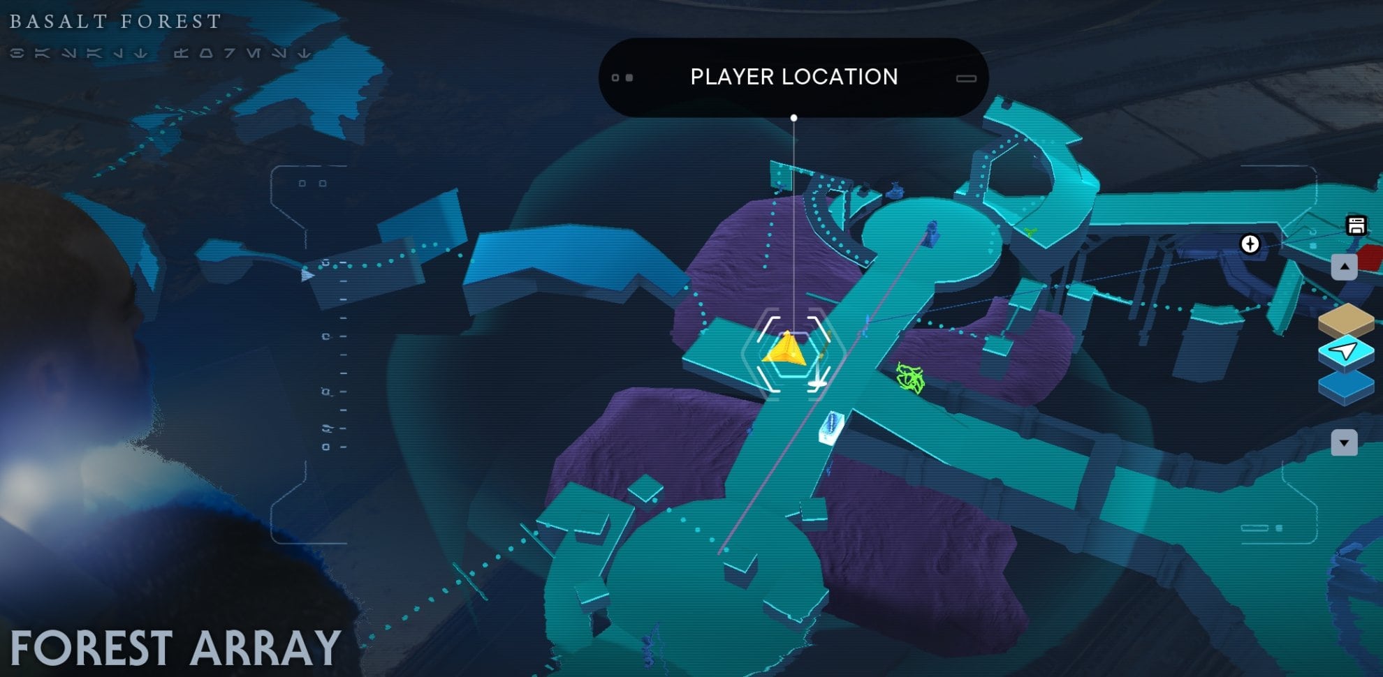 Hunter Shirt starting Location map