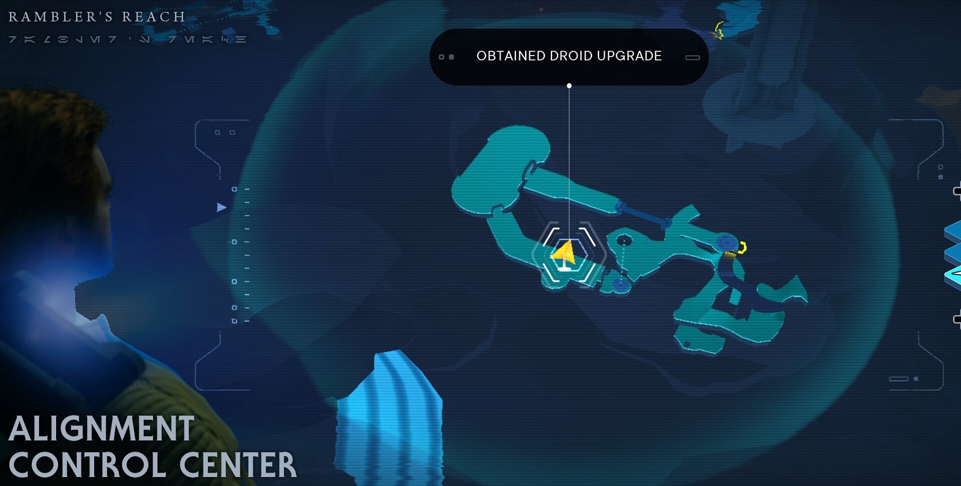 Jedi Survivor Map Upgrade: Upgrades map location