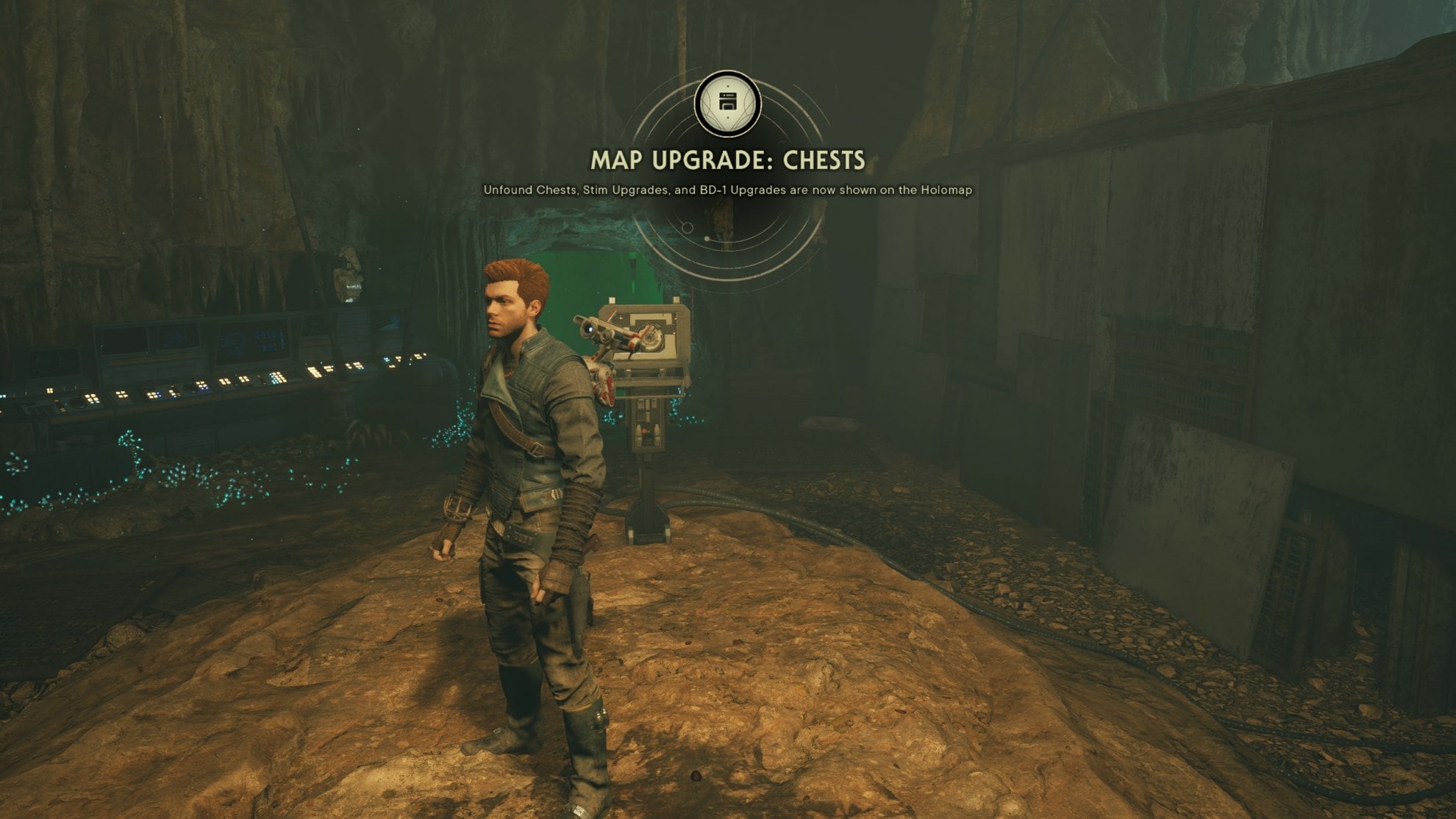 How to reveal all Chest Locations in Jedi Survivor - get the "Map Upgrade: Chests" unlock