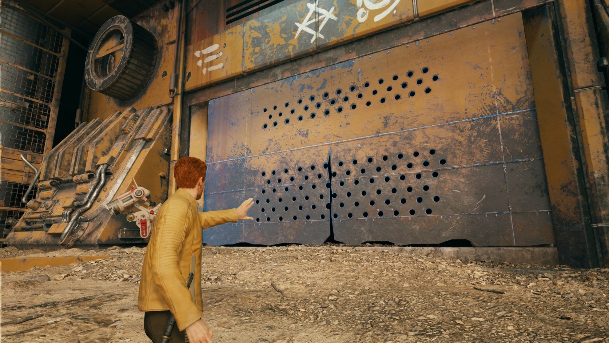 How to remove the Koboh Matter from the door of the Metal Tower in Rambler's Reach Otpust
