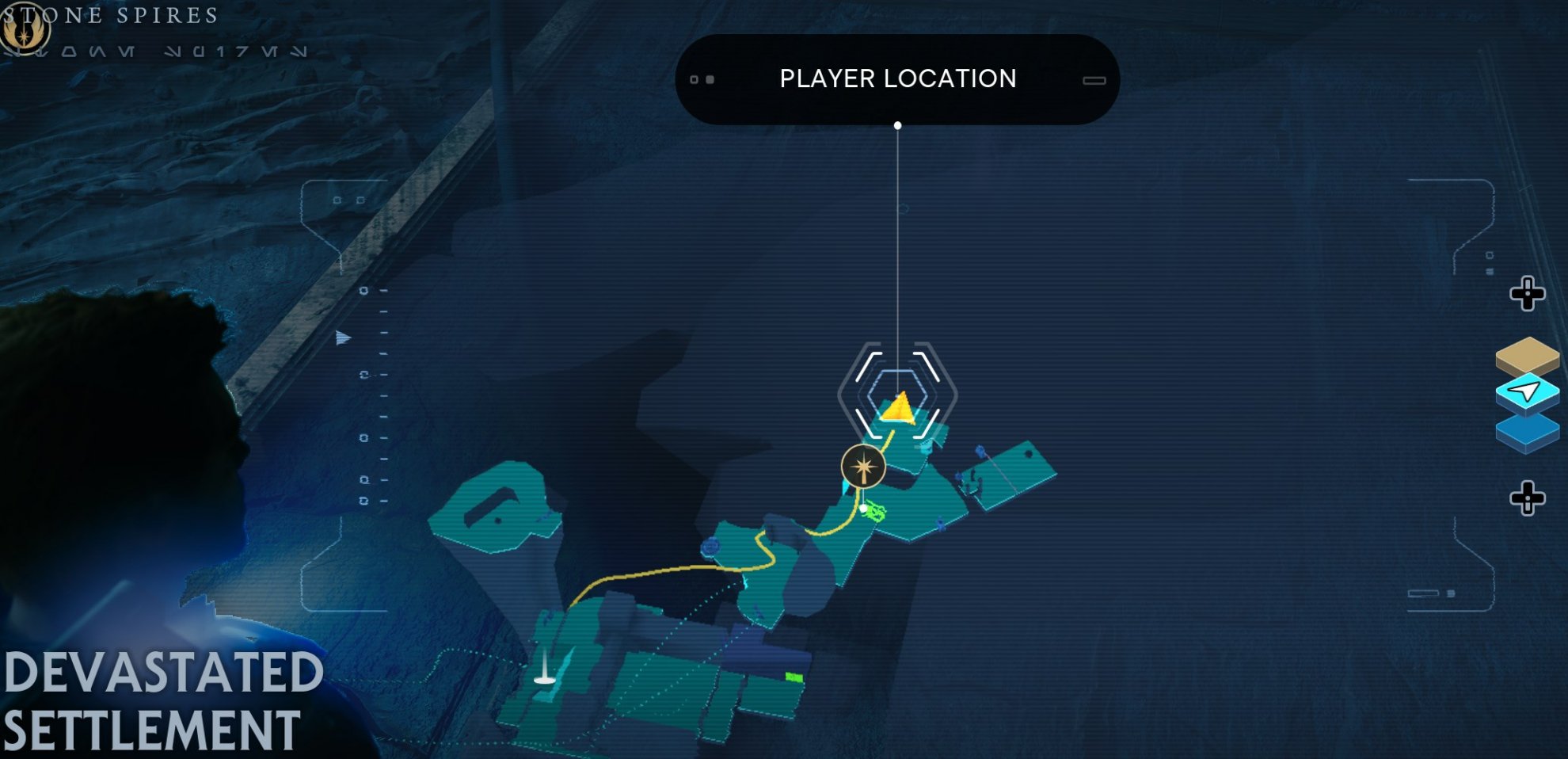 Koboh Force Essence Locations - Devastated Settlement map