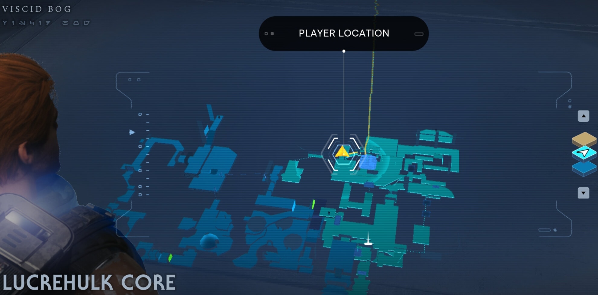 Koboh Skill Point Essence Locations - Lucrehulk Core 2 map
