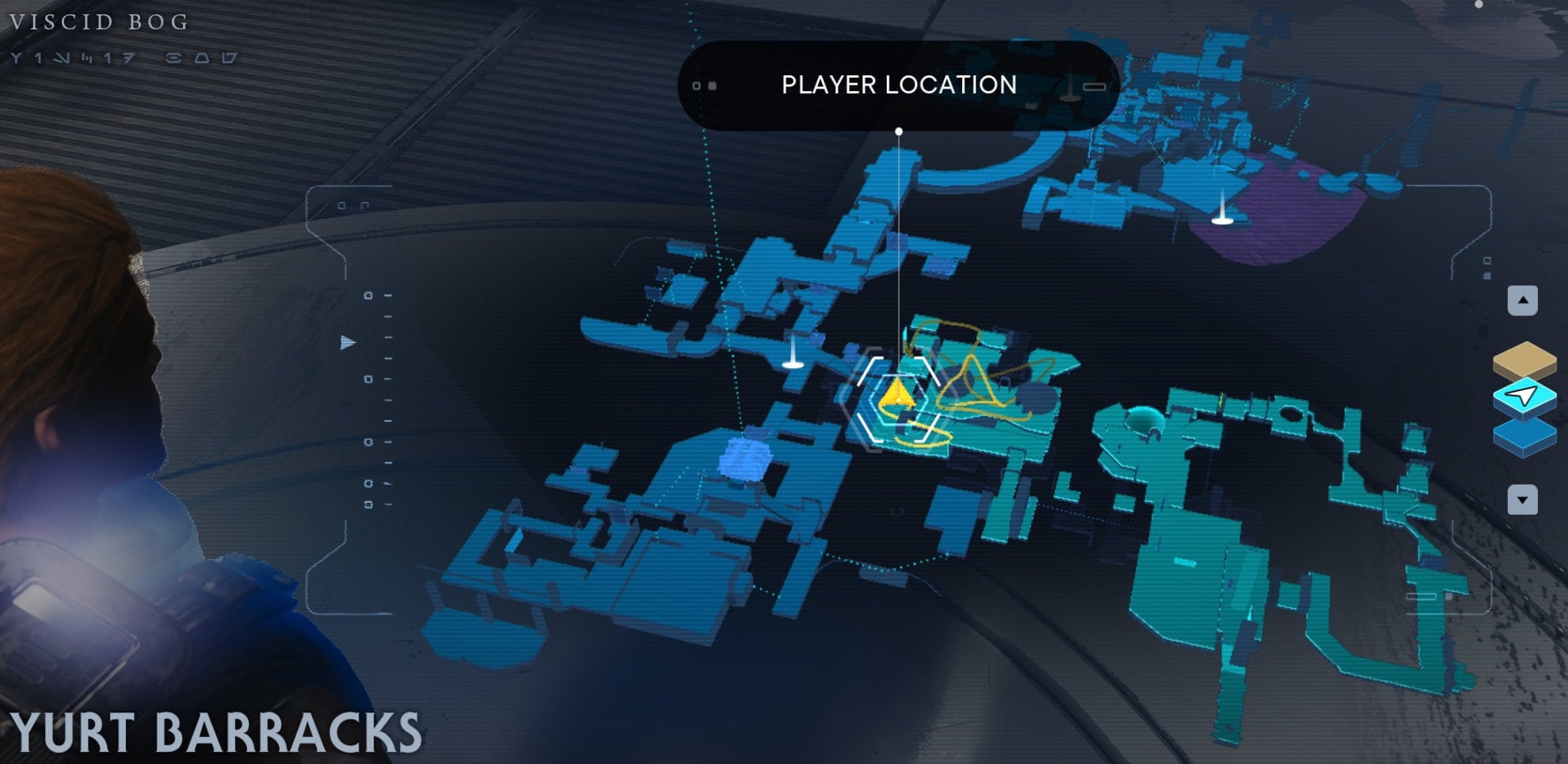 Koboh Skill Point Essence Locations - Yurt Barracks map
