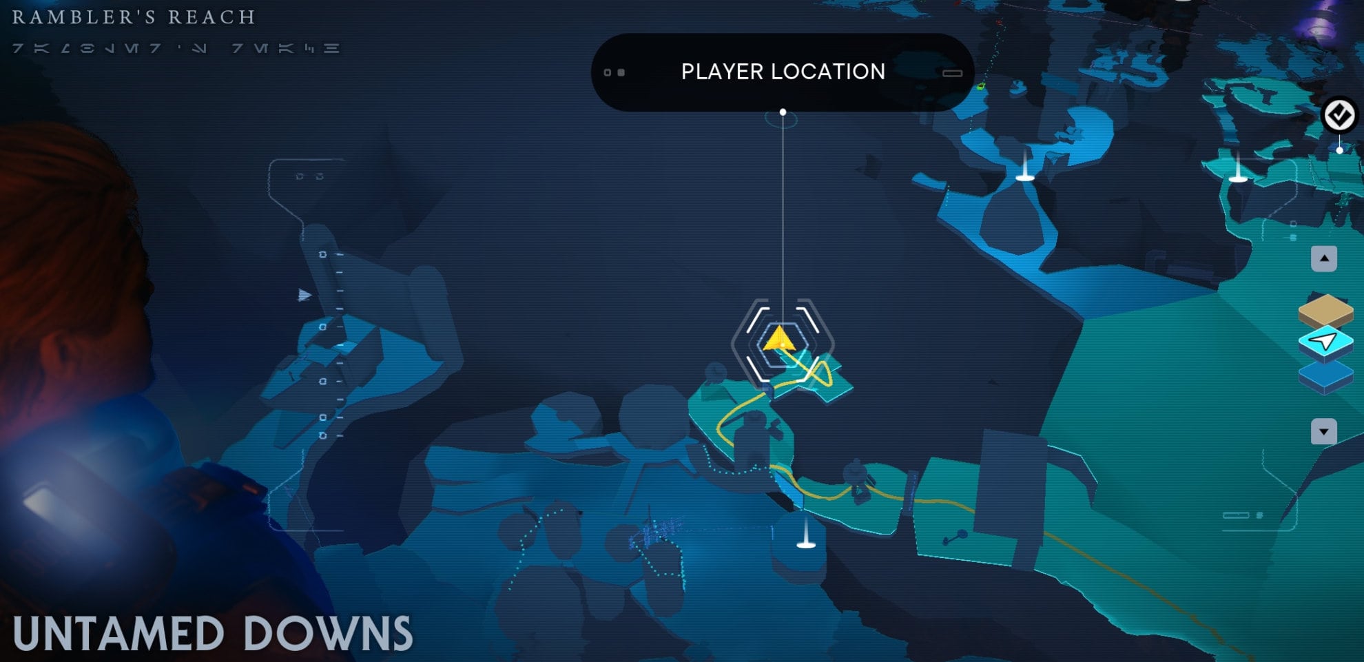 Koboh Skill Point Essence Locations - Untamed Downs map