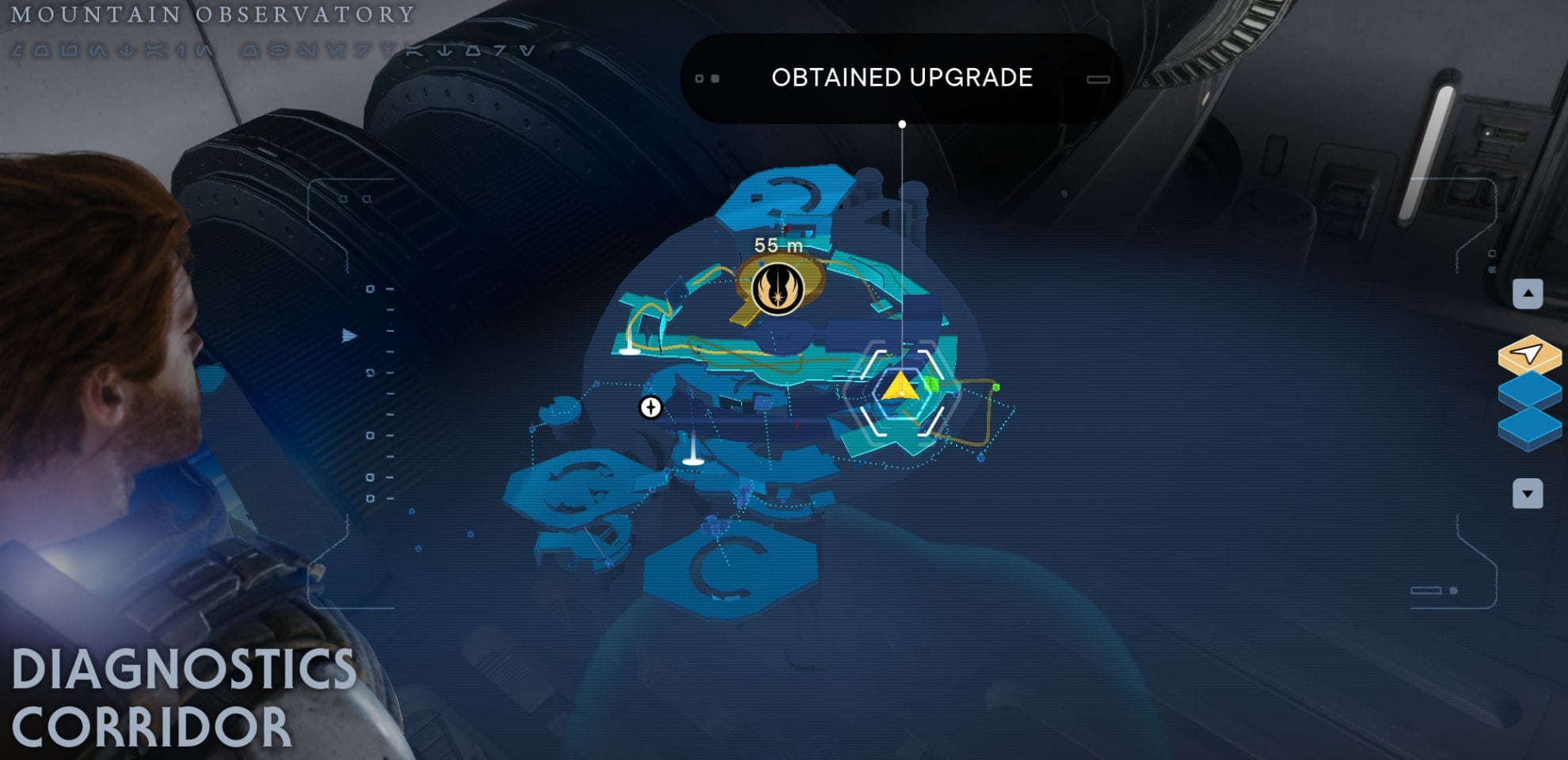 Koboh Skill Point Essence Locations - Diagnostics Corridor map