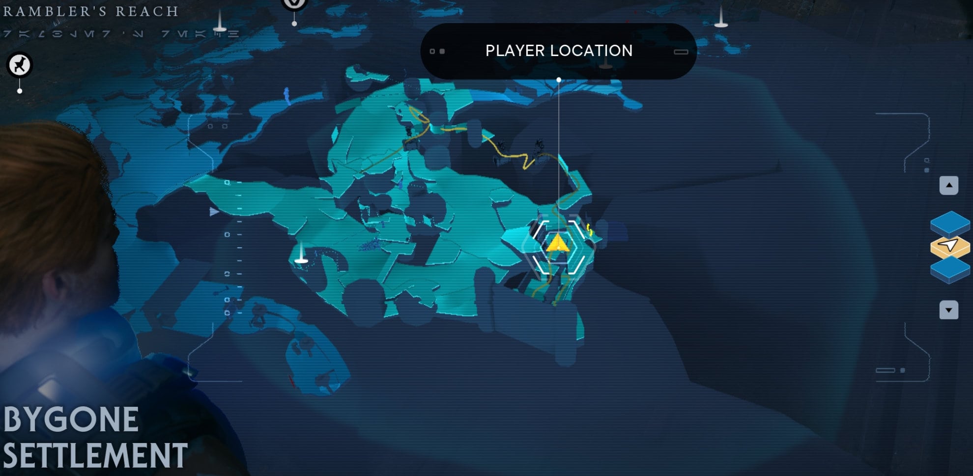 Koboh Skill Point Essence Locations - Bygone Settlement map